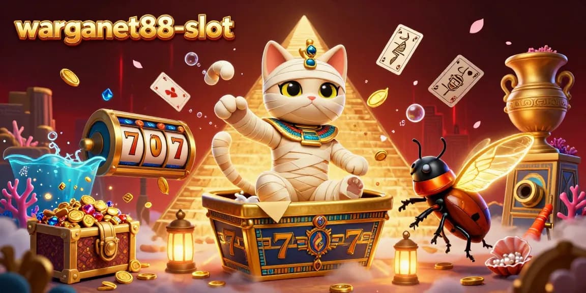 Experience exciting gameplay at warganet88-slot with vibrant Egyptian-themed slots in a glamorous casino.