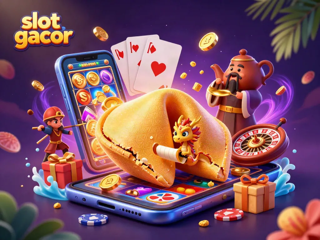 Menangkan slot gacor dengan strategi terbaik di DEWASLOT88 menggunakan smartphone 3D yang menampilkan permainan menarik.