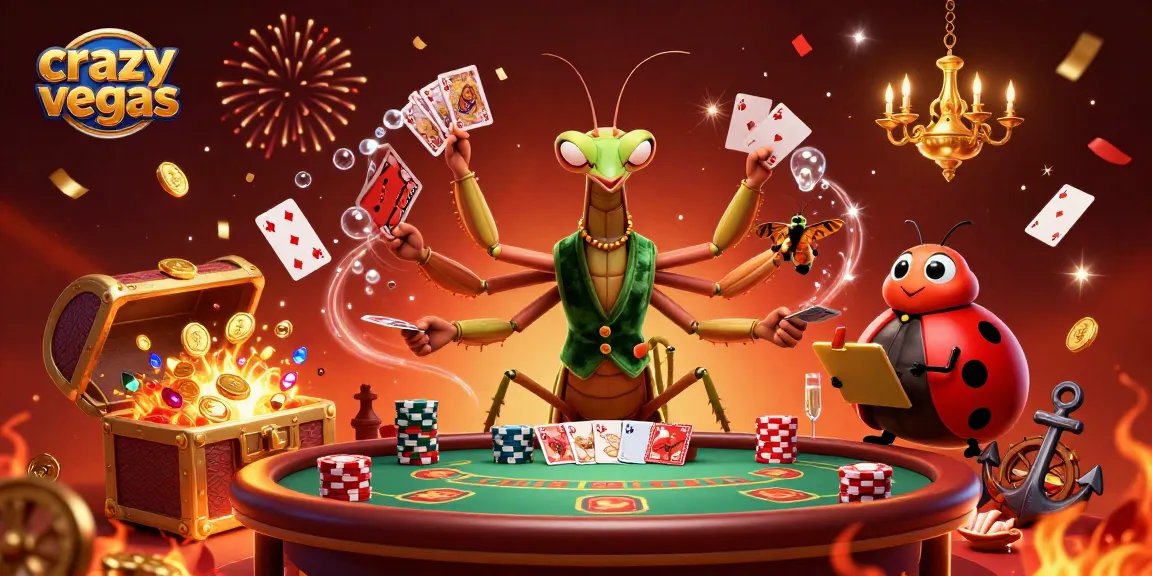 Experience exciting wins at crazyvegas with a vibrant 3D casino scene featuring dynamic characters and lavish game elements.