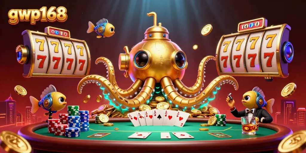 Mengguncang jackpot di GWP168 dengan slot beruntun dan simbol keberuntungan.