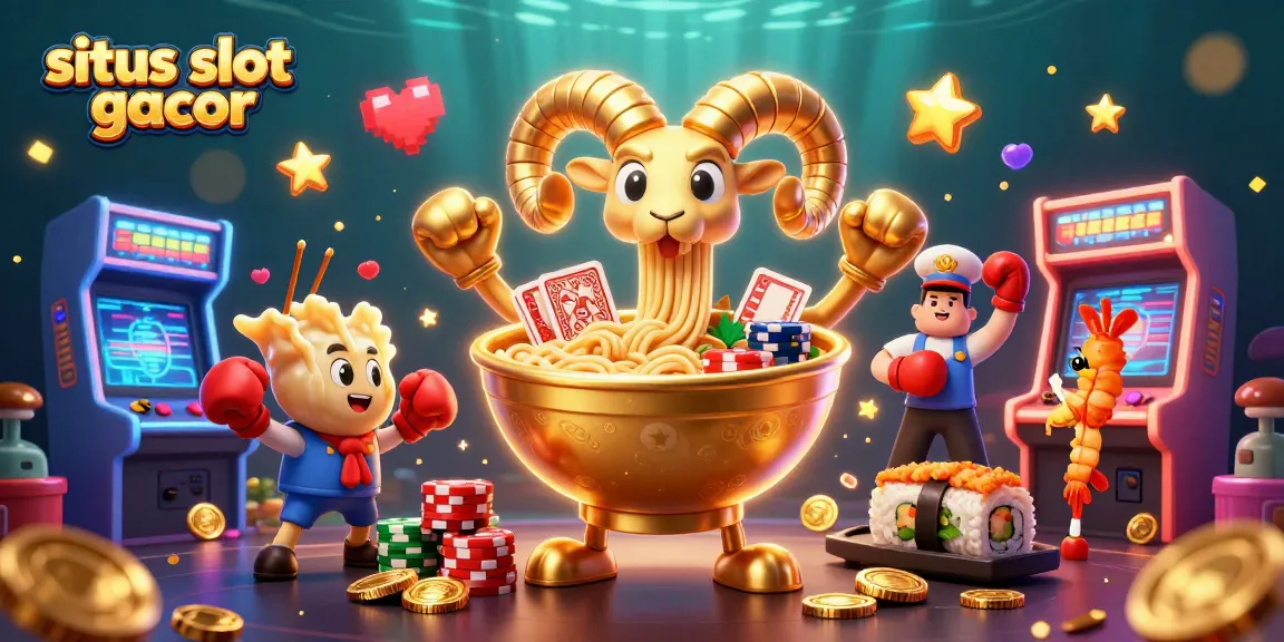 Engage in fun with situs slot gacor featuring vibrant characters and casino elements.